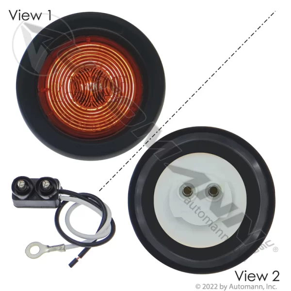 571.LG30ABS-K Marker Light Kit 2in Amber ABS