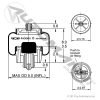 ABSZ70-7206 Air Spring Cabin Western Star, Freightliner Century Argosy COE - Image 2